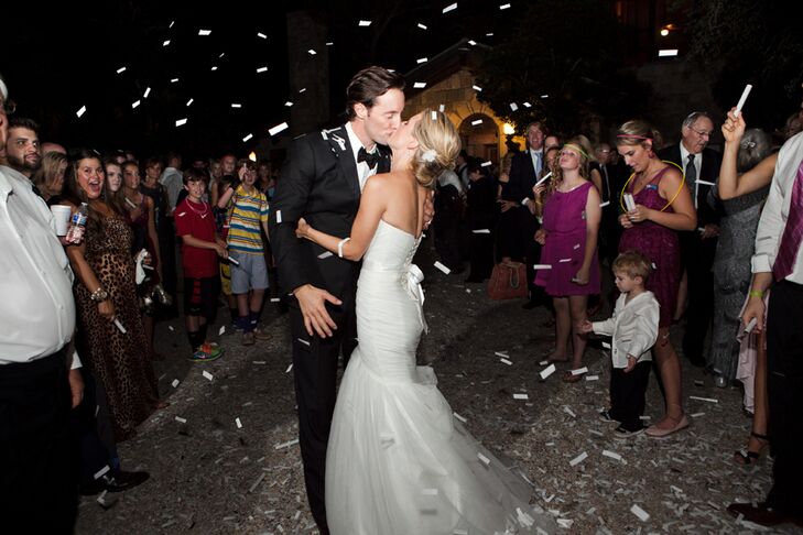 White Confetti Exit from Y.O. Ranch in Kerrville, Texas