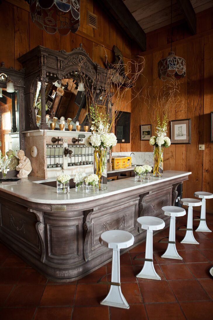 "I wanted the wedding ceremony to be at my grandfather's house where I spent many wonderful memories as a little girl," says Catherine. The Y.O. Ranch has been in Catherine's family for five generations, so the land and the longhorn cattle are very special to her.