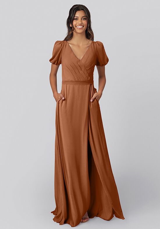 Kennedy Blue Stephanie V-Neck Bridesmaid Dress - 1