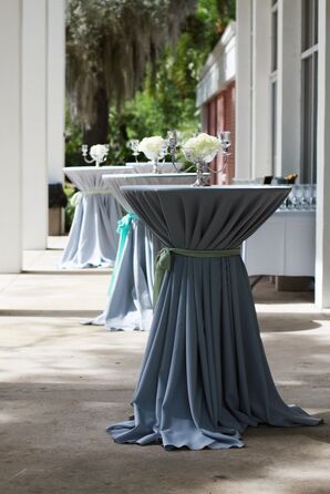 Tampa, Florida Gray Cocktail Hour Table Linens