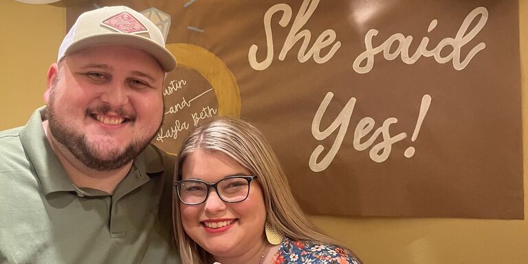 Kayla & Dustin Home Page Banner