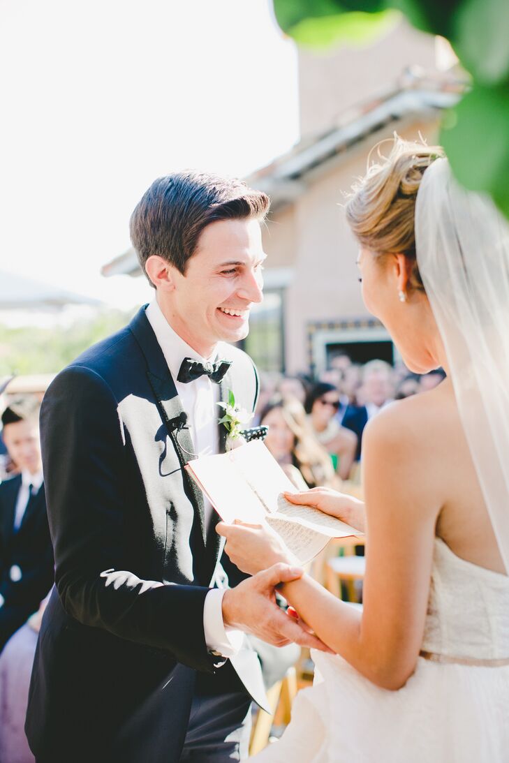 Authenticity was a driving force behind many of decisions Patricia and Christopher made throughout the planning process and the ceremony was no different. “Chris and I both read out personal vows, which was something I always thought I would be too shy to do,” says Patricia. “I’m glad he convinced me because it definitely personalized the wedding.”