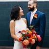 Colorful Dahlias Set This Wedding at Osteria in Philadelphia, Pennsylvania, Apart