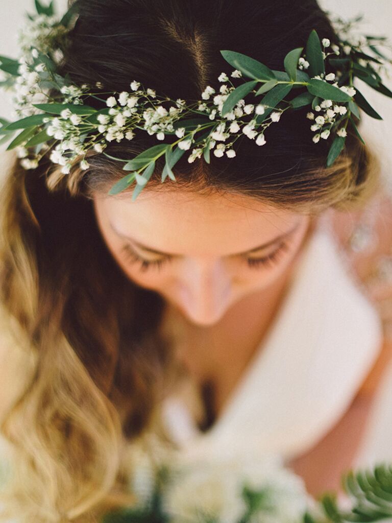 flower crown wedding