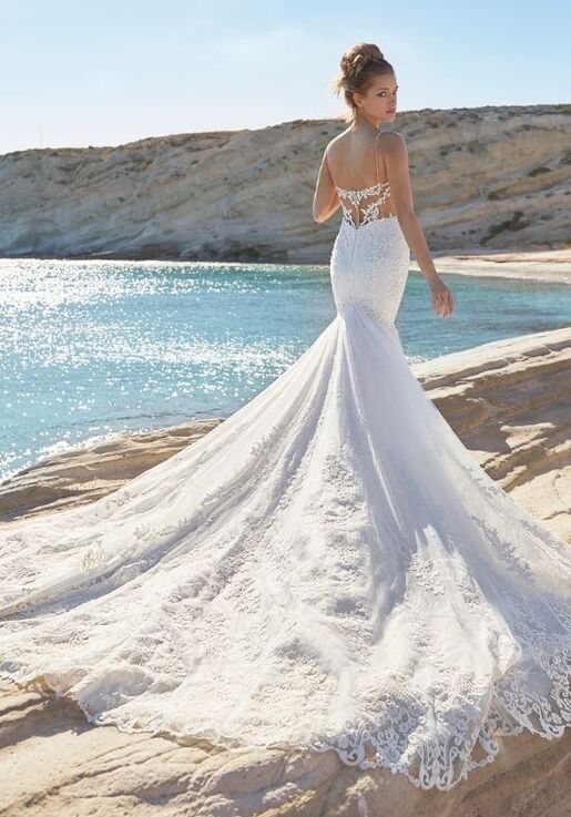 INES DI SANTO Spring 2021 - Santorini Trumpet Wedding Dress - 2