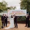 Groovy Retro-Inspired Wedding at The Union on Eighth in Georgetown, Texas