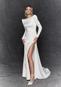 Justin Alexander Signature Torre Fit-and-Flare Wedding Dress - thumbnail - 3