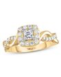 Kay Jewelers Unique Princess Cut Engagement Ring - thumbnail - 1