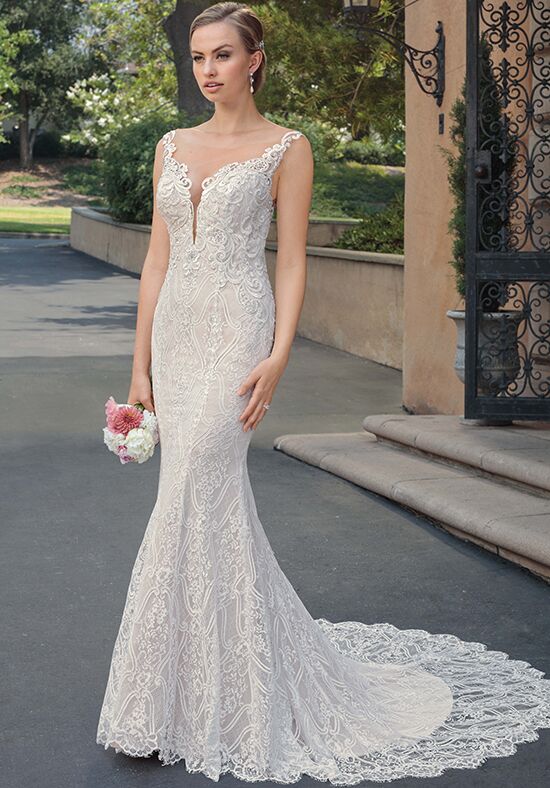 Casablanca Bridal 2329 Laiken Mermaid and Trumpet Wedding Dress - 1