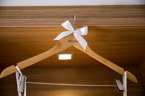 Personalized Hanger with Bow