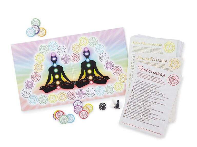 Chakra relationship-building board game for couples