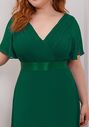 Ever-Pretty EP09890 V-Neck and Plunge Bridesmaid Dress - thumbnail - 2