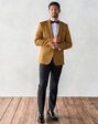 The Black Tux Marigold Shawl Jacket Tuxedo Gold Tuxedo - thumbnail - 2