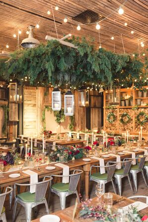 Winter Reception Décor at Terrain at Styers in Glen Mills, Pennsylvania