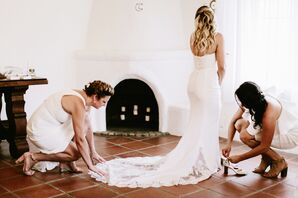 Bohemian-Inspired Wedding Dress