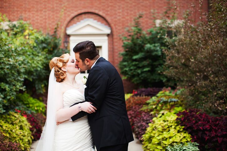Classic Glam Wedding Day Look