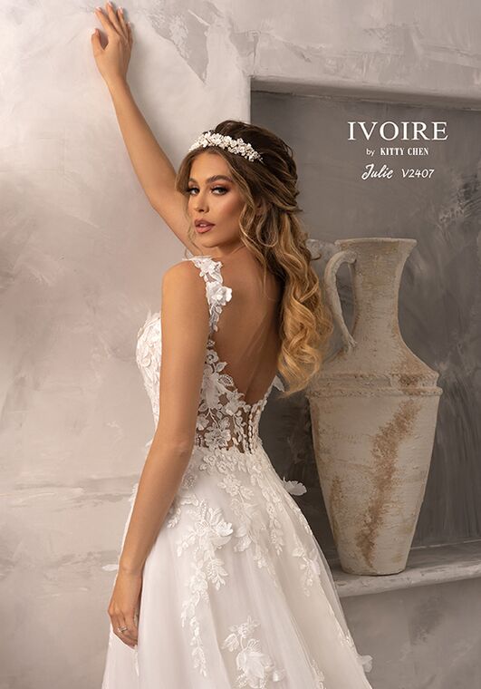 IVOIRE by KITTY CHEN JULIE, V2407 A-Line Wedding Dress - 2