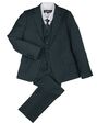 BLACKTIE "Liam" Hunter Green Suit (5-Piece Set) Flower Girl Dress and Ring Bearer Outfit - thumbnail - 1