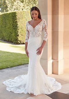 Sincerity Bridal 44337 Fit-and-Flare Wedding Dress