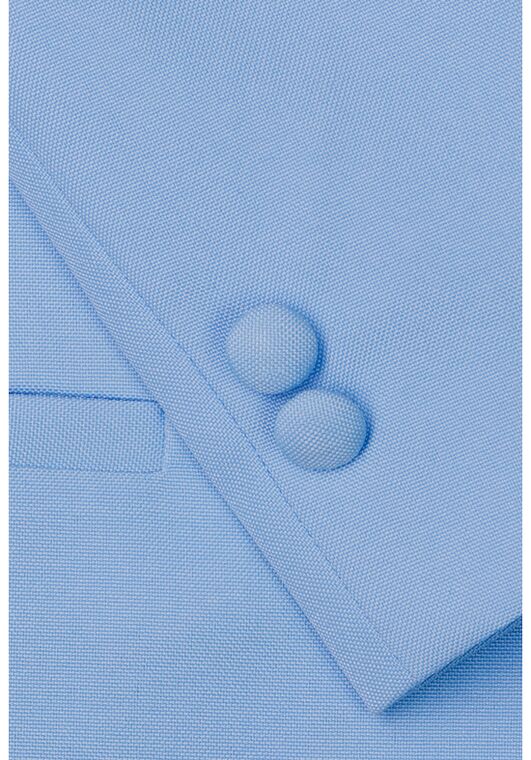 Little Tuxedos "Mason" Kids Sky Blue Suit (5-Piece Set) Flower Girl Dress and Ring Bearer Outfit - 3