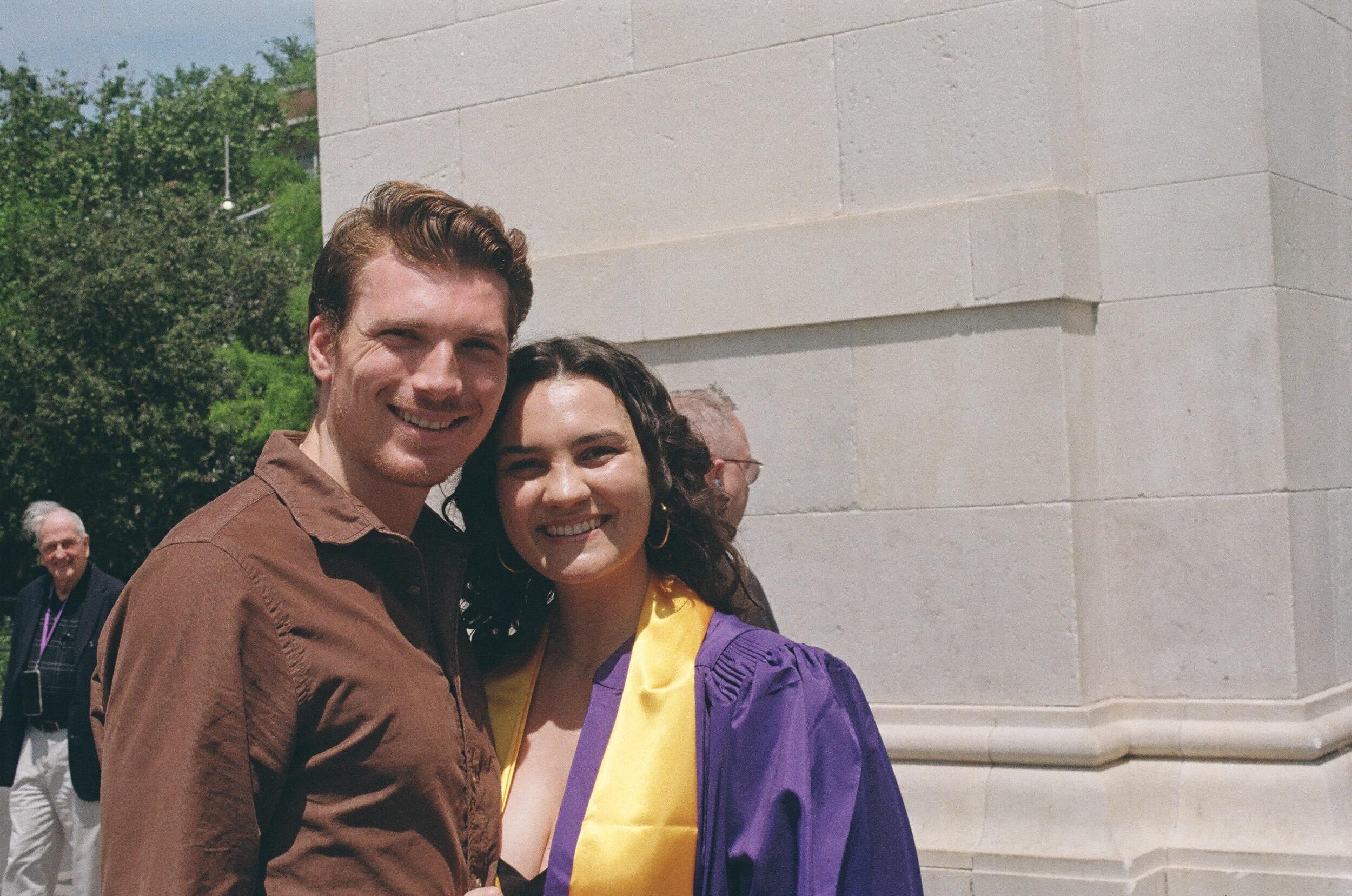 Andrea graduates college!