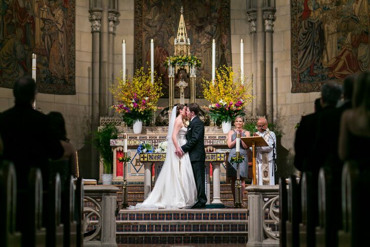 Meghan and Terence were married at the Church of the Blessed Sacrament in New York City.