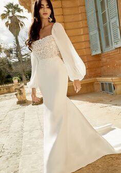 Sincerity Bridal 44494 Fit-and-Flare Wedding Dress