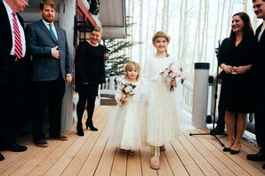 Sparkly Gold Flower Girl Dresses