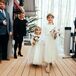 Sparkly Gold Flower Girl Dresses