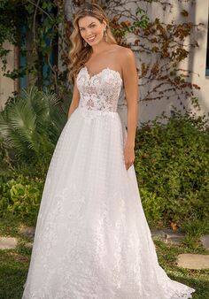 Beloved by Casablanca Bridal BL308 Dahlia A-Line Wedding Dress