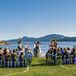 Bride and Groom's First Kiss