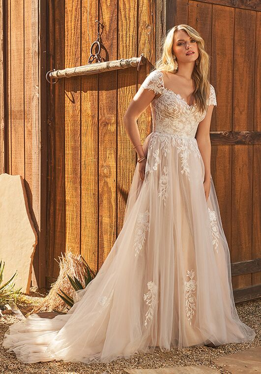 Lillian West 66259 A-Line Wedding Dress - 2