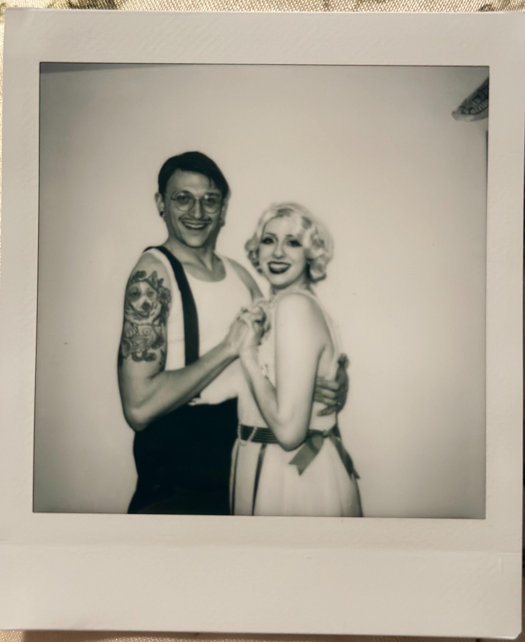 We attended Sierra and Alec's halloween party with our first couple's costume! Some quirky flapper and bootlegger vibes!