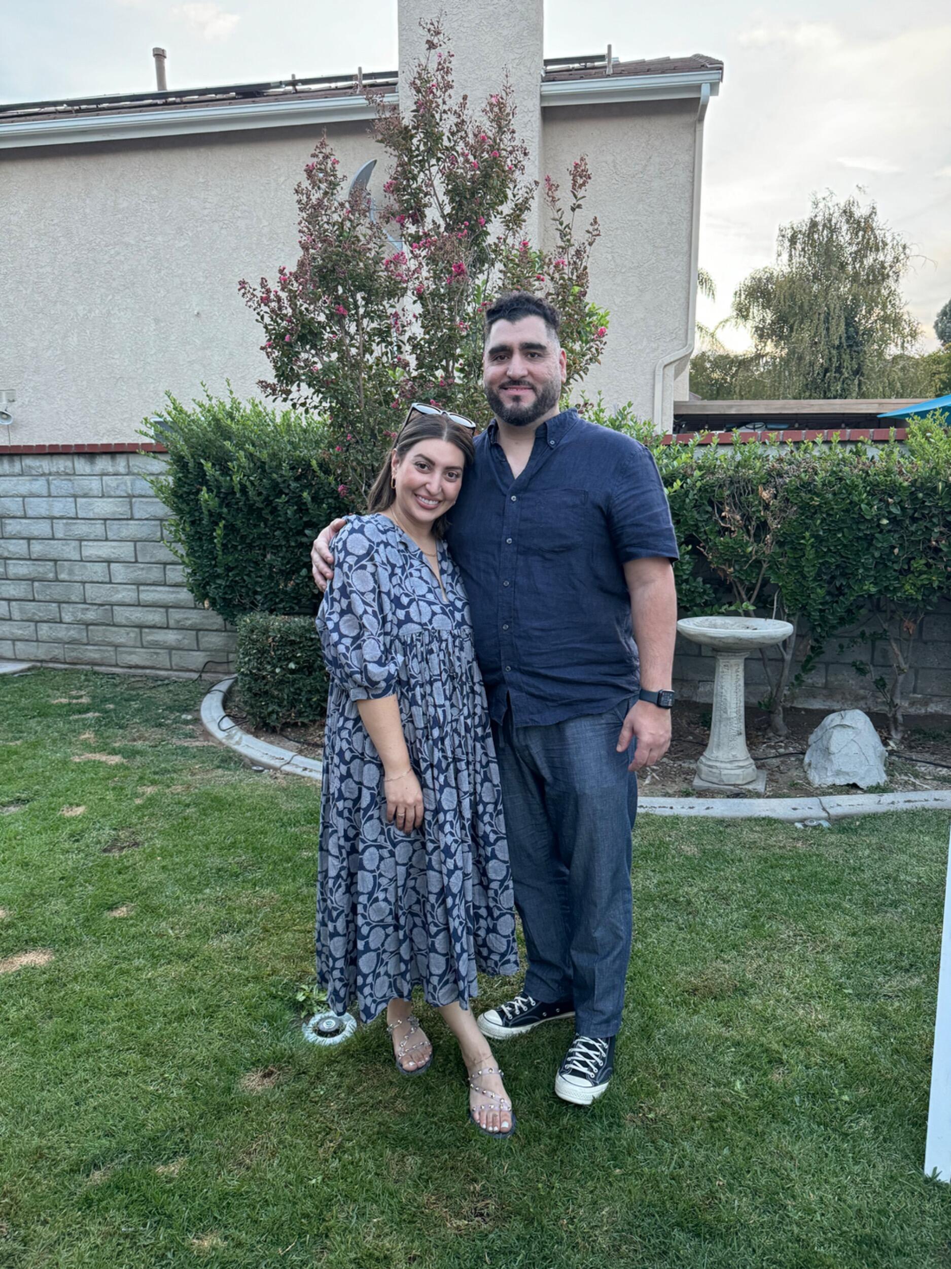 Fabian: "The first time I introduced her to my extended family at Cami's birthday. Little did we know, 'Tía Sami' would soon become one of her favorite titles."