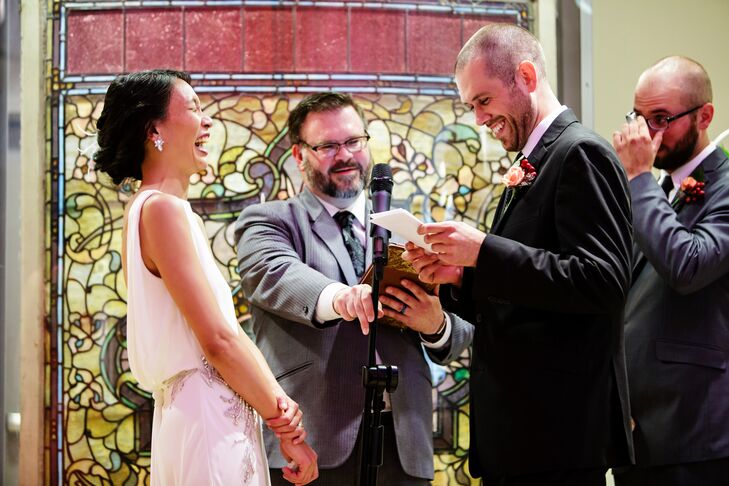 Vow Reading at the Wedding Ceremony