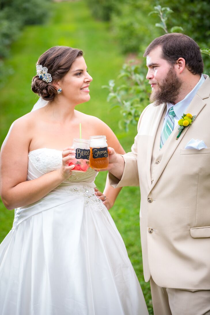 Nick, a master brewer, brewed a custom beer for the occasion.