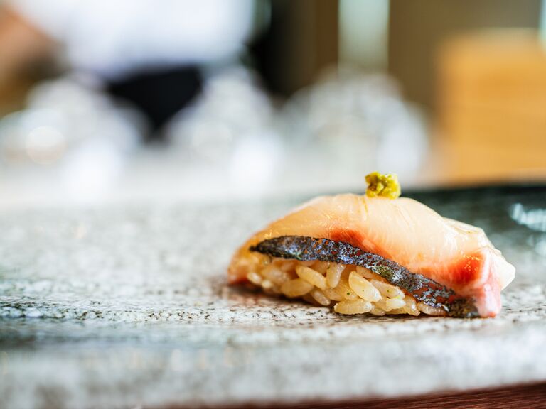 Omakase sushi, perfect for a date night in Houston, TX