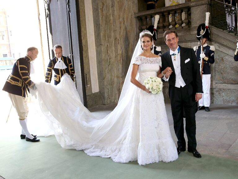 The Bride Wore Custom Valentino for Her Picturesque Wedding at