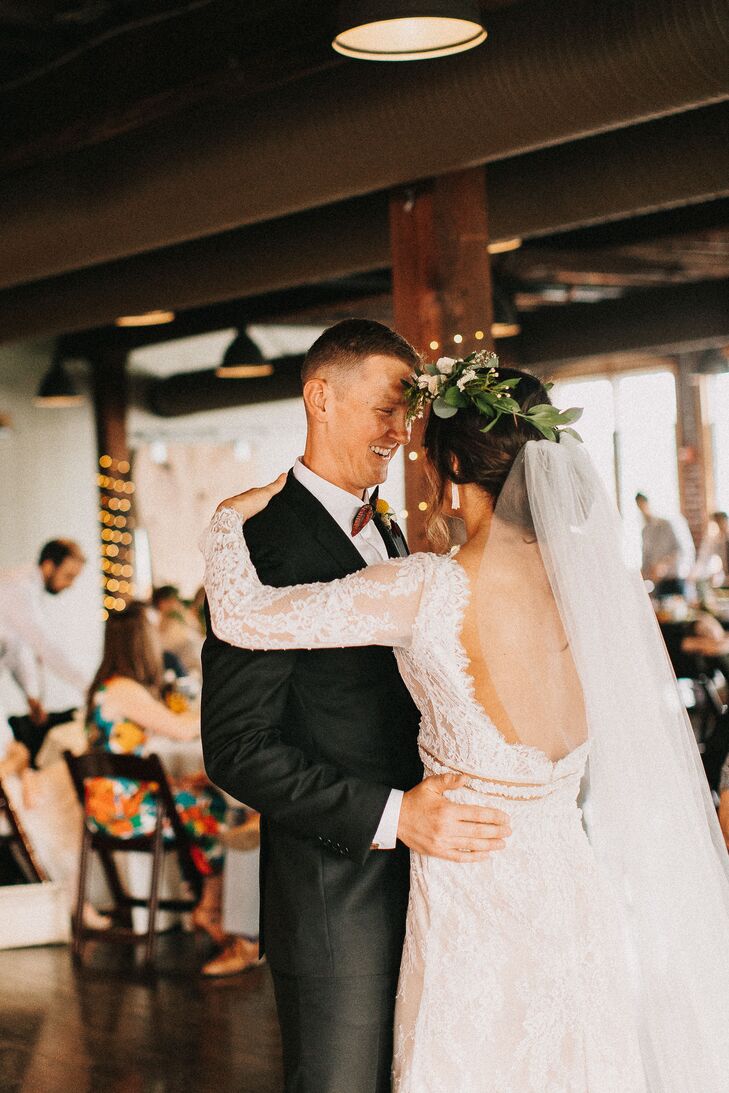 Bohemian Greenery Flower Crown and Veil