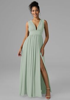 AW Bridal AW Georgina Dress V-Neck and Plunge Bridesmaid Dress