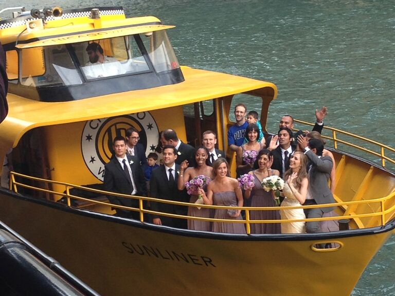 Water Taxi Unique Wedding Transportation