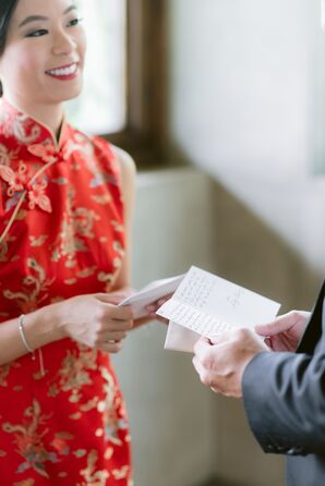 Couple Exchanging Letters at Summerour Studio in Atlanta, Georgia