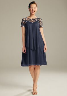 AW Bridal AW Kathryn Dress Blue Mother Of The Bride Dress