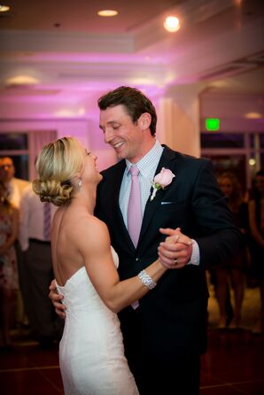 Newlyweds Share a Laugh During First Dance