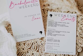 Barbiecore Bachelorette Party Invitations