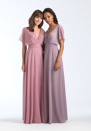 Allure Bridesmaids 1562 V-Neck Bridesmaid Dress