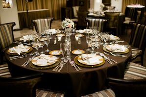 Modern Dark Reception Decor at Intercontinental Hotel Tokyo Bay