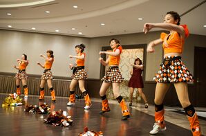 Yomiuri Giants Cheerleaders at Tokyo, Japan Wedding