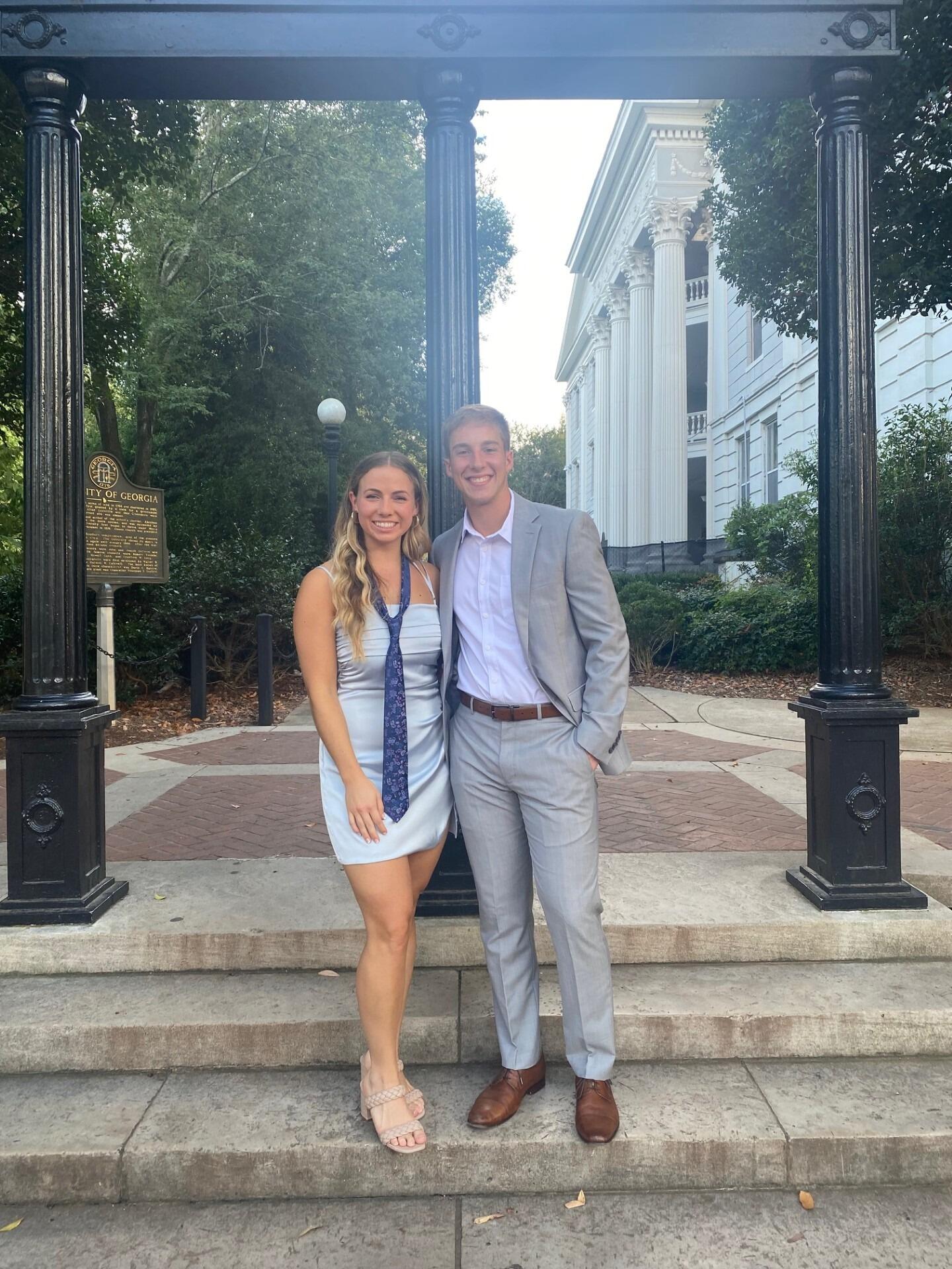 The first night we met! Ethan was set up with Sam on a sorority semi-formal! Sam asked her friend Megan if she knew any good guys from church she could take and Megan set her up with Ethan. (thanks Megan)