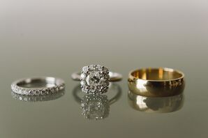 Cushion Cut Diamond Halo Engagement Ring